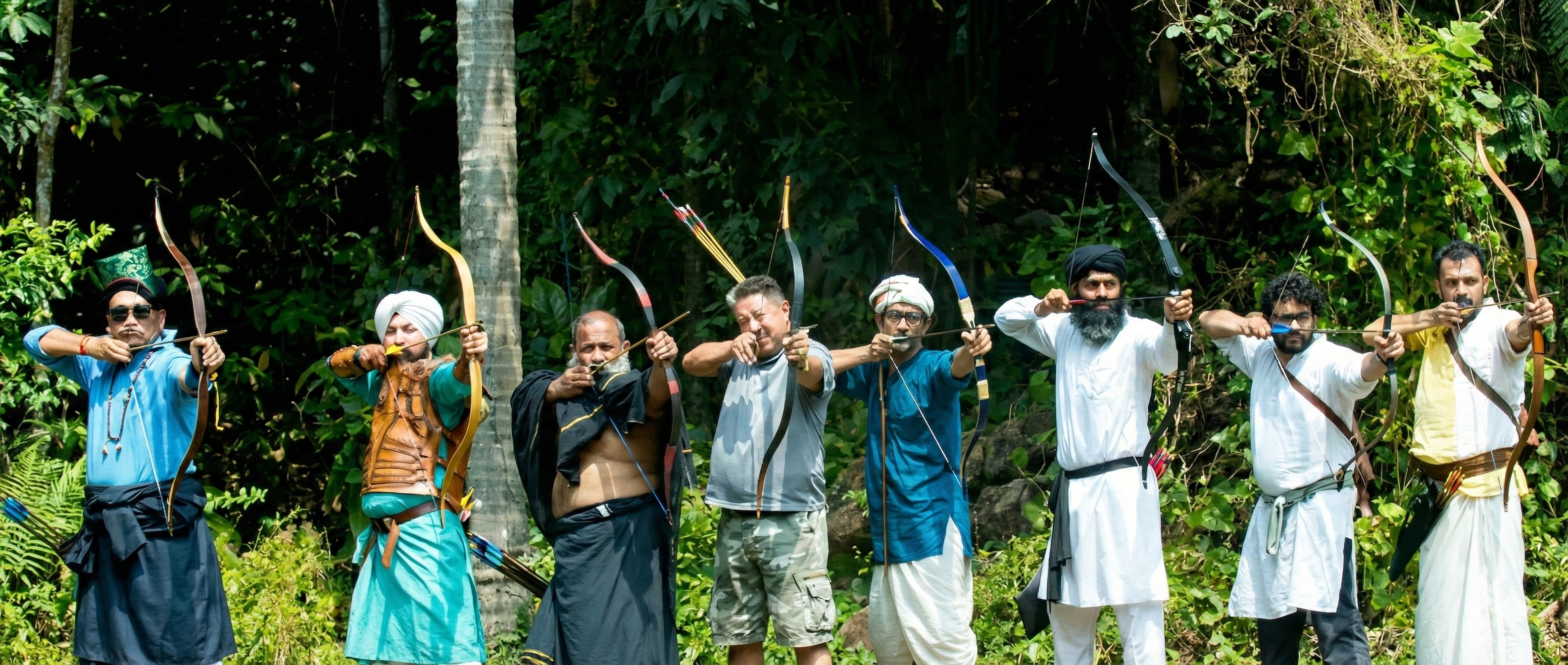 Traditional archers in Kerala
